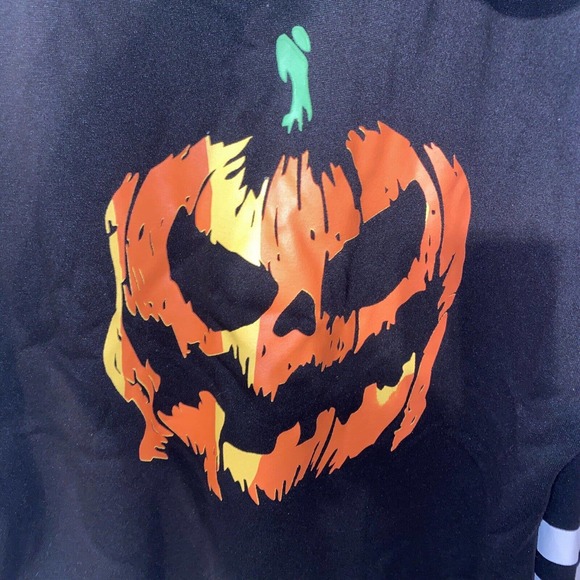 Spadehill Halloween Adult Long Sleeve Scary Pumpkin Hoodies Lg - Picture 2 of 4
